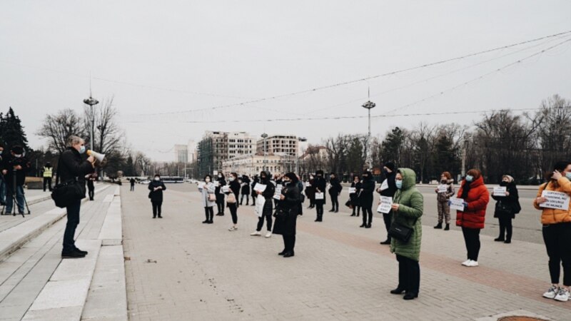 Protest anti-restricții economice în capitală 