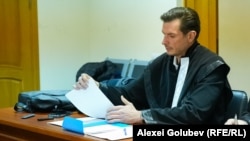 Avocatul lui Vladimir Plahotniuc, Lucian Rogac, la una dintre ședințele de judecată, 29 ianuarie 2026.