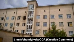 Наслідки удару по Семенівській лікарні, 11 червня 2025 року