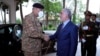 General Qamar Javed Bajwa, Pakistan's chief of army staff, met with Chairman of the High Council for National Reconciliation of Afghanistan Abdullah Abdullah in Kabul on May 10.