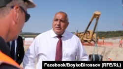 Бойко Борисов на посещение на строителството на Турски поток в компанията на представители на Саудитска Арабия, 23 септември 2020 г.