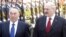 Нұрсұлтан Назарбаев пен Александр Лукашенконың кездесуі. Минск, 14 мамыр 2012 жыл.