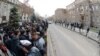 Armenia - Pro-opposition university students demonstrate outside the Central Election Commission in Yerevan as it approves the final results of the February 18 presidential election, 25Feb2013.