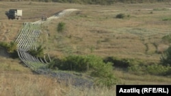 Труби, прокладені для перекачки води з Тайганського водосховища на потреби Сімферополя