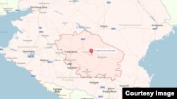 Карта юга России