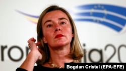 Federica Mogherini la București, 31 ianuarie 2019