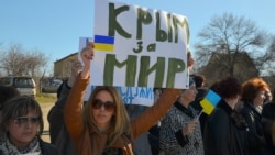 Акція «Жінки Криму за мир», Сімферополь, 3 березня 2014 року