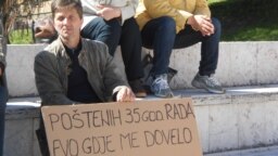 Protest radnika u Sarajevu, fotoarhiv