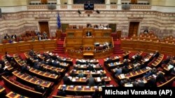 Архива - Дебата во грчкиот Парламент. 