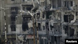 Ҳомс шаҳри манзараси. 2013 йил 10 март.