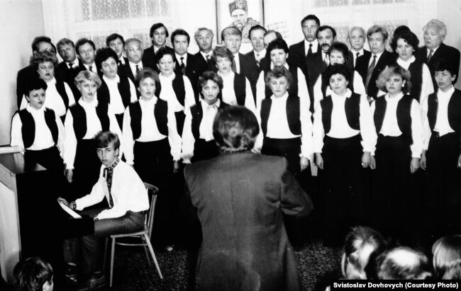Перший концерт хору «Карпати» на Академії Тараса Шевченка в Кошицях, березень 1986 року