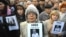 Activists attend a rally in honor of slain journalist Anna Politkovskaya in Moscow. (file photo)