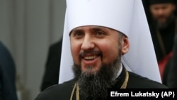 The new Orthodox Church of Ukraine installed its first metropolitan, Epifaniy, at a ceremony in Kyiv on February 3.