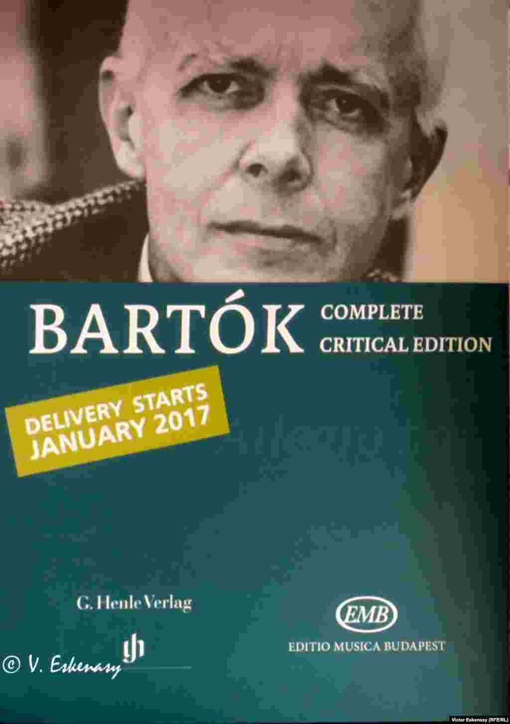 În vedetă, ediția critică și completă Bartok, în curs de apariție...