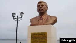 The Stalin bust in Surgut was erected without official permission, city officials said.