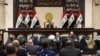 Members of the Iraqi parliament in Baghdad on January 5