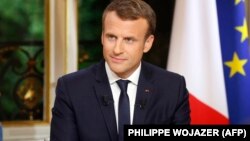 Президент Франции Эммануэль Макрон. 