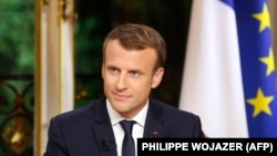 Emmanuel Macron la Palatul Elysee 