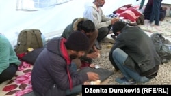 Migranti u kampu Vučjak, 22. oktobar 2019.