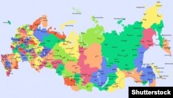 Карта России в международно признанных границах