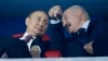 Президент Росії Володимир Путін (ліворуч) і президент Білорусі Олександр Лукашенко. Мінськ, 30 червня 2019 року 