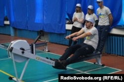 Дмитро Іщенко, інвалід 2-ї групи, академічне веслування на тренажерах