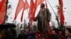 Во время церемонии открытия памятника Ленину был задержан протестовавший против этого активист