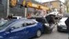 ДТП у центрі Києва: пошкоджені 17 автомобілів, одна людина постраждала