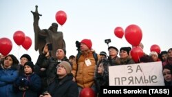 Митинг за возвращение прямых выборов в Екатеринбурге, архивное фото  