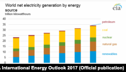 Beynəlxalq Energetika Agentliyinin (BEA) qrafiki (EIA International Energy Outlook 2017)