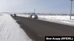 Ақтөбе облысы аумағындағы жол (Көрнекі сурет).