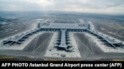 این تصویر را سوم اکتبر دفتر امور رسانه‌های «فرودگاه بزرگ استانبول» در اختیار خبرنگاران گذاشته‌است
