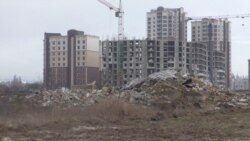 Строительство микрорайона «Жигулина роща» в Симферополе, февраль 2017 года