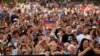U.S. -- Armenian Americans attend a rally held by Armenian Prime Minister Nikol Pashinian in Los Angeles, September 22, 2019.