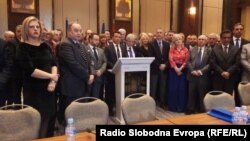Средба на премиерот и претседател на СДСМ Зоран Заев со лидерите на коалиционите партнери