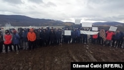 Protest migranata i izbjeglica iz kampa 'Lipa'