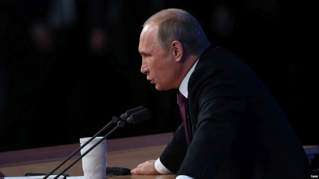 Владимир Путин на пресс-конференции