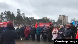 Митинг в Сосновом Бору