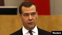 Former Russian President and current Prime Minister Dmitry Medvedev