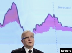 Комісар Євросоюзу з економіки та фінансів Оллі Рен, 10 листопада 2011 року