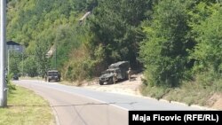 Forcat e KFOR-it në Mitrovicën veriore