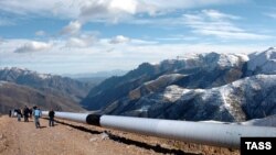 Armenia - An under-construction gas pipeline leading to Iran, 19Mar2007