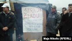 Štrajk glađu radnika Vegafruita, Gradačac, januar 2013.