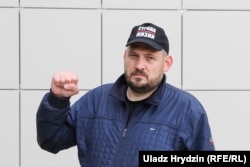 Belarusian blogger Syarhey Tsikhanouski was detained by Belarusian authorities before he was able to collect a single signature to put his name on the ballot for president.