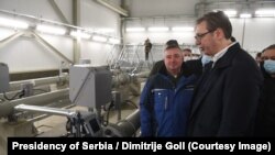 Сръбският президент Александър Вучич откри газопровода "Турски поток" в Сърбия