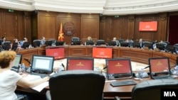Архива: Седница на Владата на Македонија. 