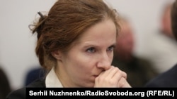 Адвокат Євгенія Закревська у Київському апеляційному суді, 27 грудня 2019 року