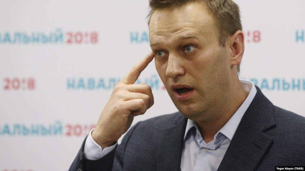 Алексей Навальный во время открытия штаба в Казани, 5 марта 2017 года 