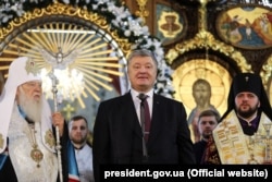 Петро Порошенко під час робочої поїздки до Рівненської області, 10 січня 2018 року