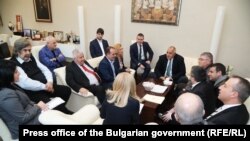 Бойко Борисов се среща с представители на транспортния бранш на 12 май 2019 г. 